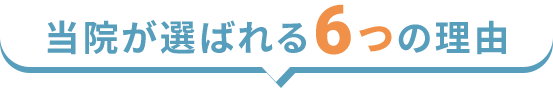 当院が選ばれる6つの理由